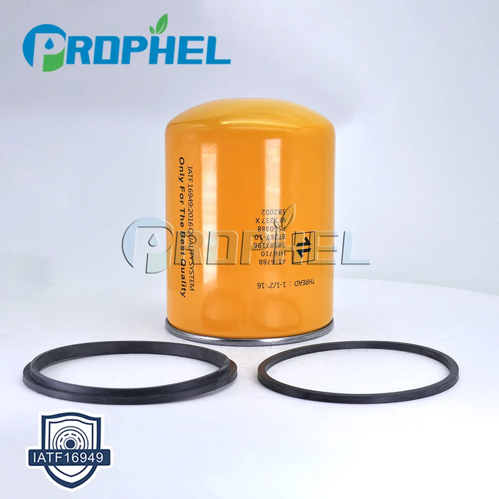 Manufacturer Hydraulic Lubrication System Oil Filters P550388 HF6710 W1237x For VOLVO 59587196