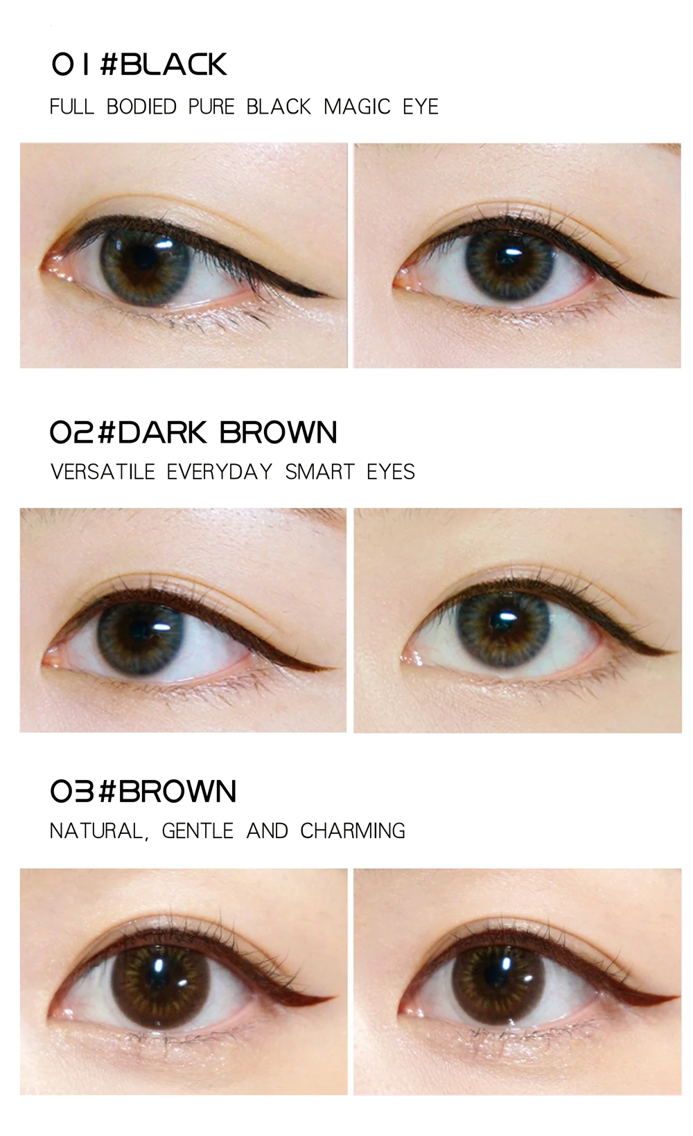 Menow P09015 OEM\ODM Private Label Makeup Multifunctional Double-ended Eyebrow Pencil Eyeliner Women Cosmetics Factory Wholesale