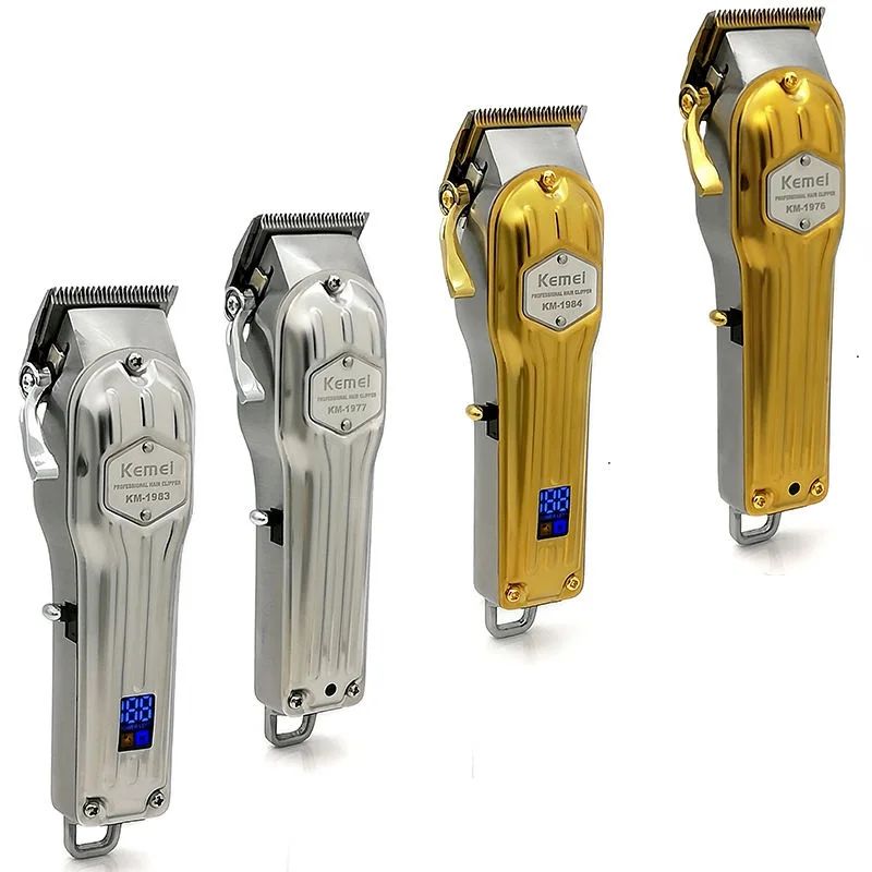 clipper kemei km 1984 New arrival lithium battery usb charging professional hair clippers for sale