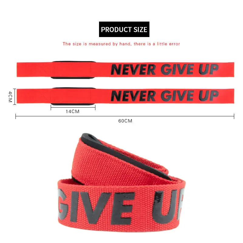 Custom Powerlifting Non Slip Wrist Support Wraps Weight Lifting Straps Gym Strap Lifting Straps for Weight Lifting