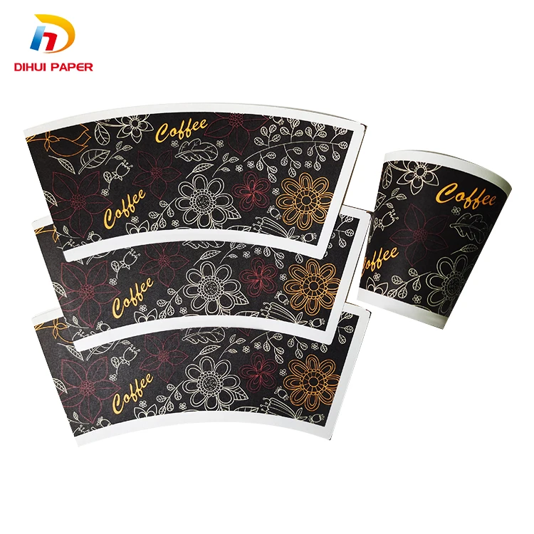 Manufacturer pe coated kraft white paper cup fan raw material price for raw paper paper cups