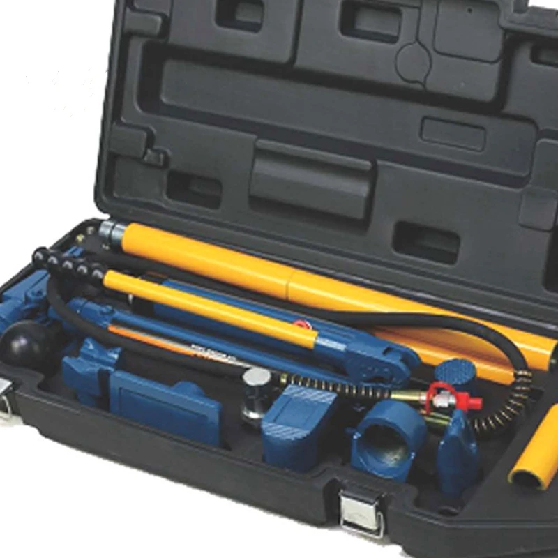 4T Hydraulic Jack Kit Hydraulic Split Jack Body Frame Repair Tool for Private Garages Car Repair