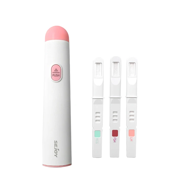 Sejoy 3 in 1 High Accuracy Digital Fertility Testing System Pregnancy Test Hcg Fsh Lh Ovulation Test Kits Optional