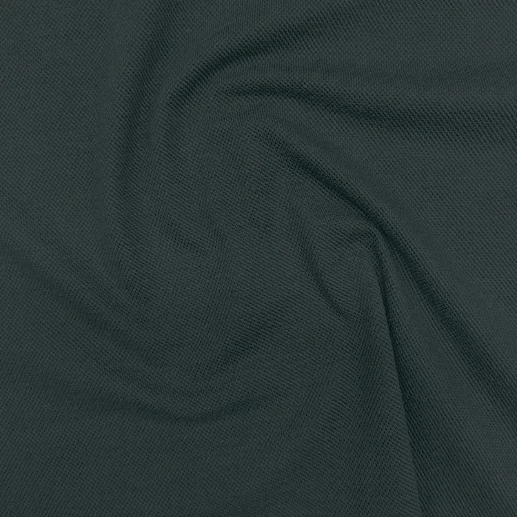 Certificate 65% RPET Recycled Poly Polyester 35% Organic Cotton Pique Knitted Mesh Fabric for Polo Shirt