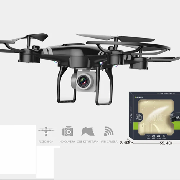 High-tech photography drone- unmanned remote control aircraft foam model