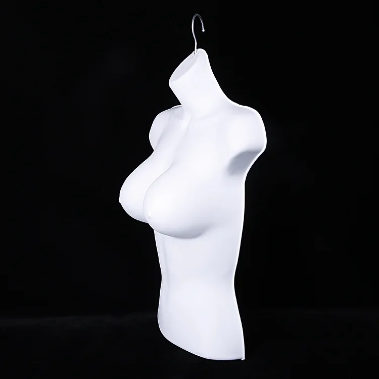 Factory Wholesale Prices Plastic Half Body Female Mannequin Lingerie Model Underwear Clothes Shop Display Hanging