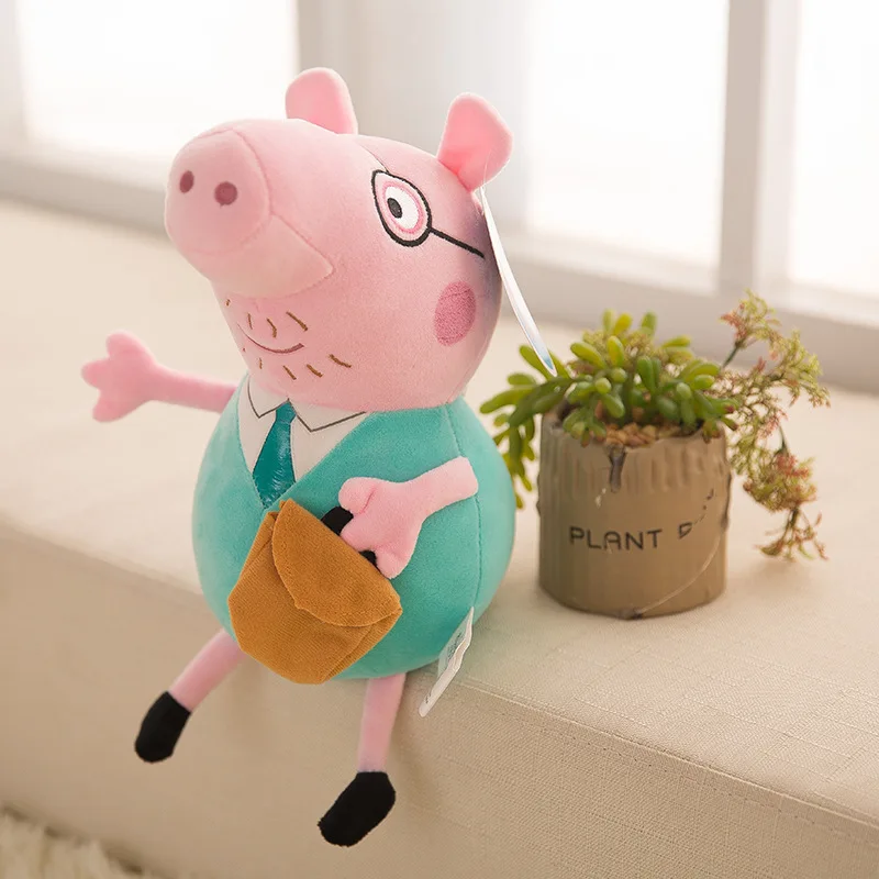 40cm Most Popular Famous Cartoon Plush Dolls Anime Stuffed Peppas Pink Pig Plush Toys for Kids