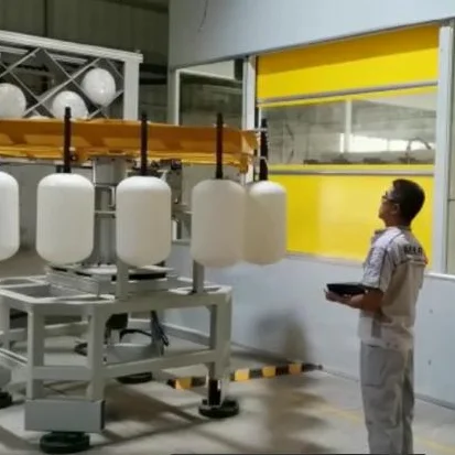 China Type IV plastic liner glass fiber composite cylinders  plant production line manufacture