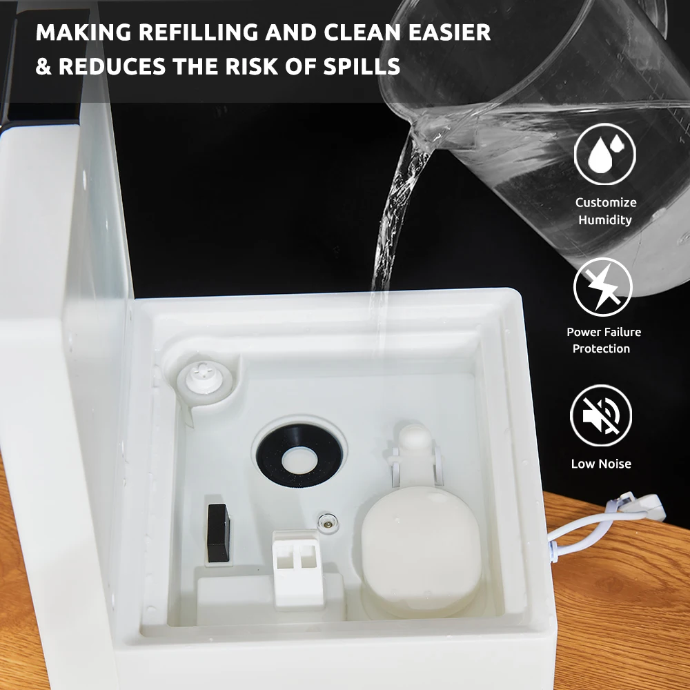 Portable Scent Air Humidifier h2o for home top filling personal mushroom house humidifier