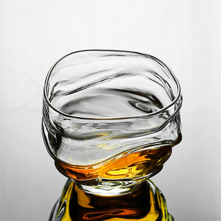 Classic Whisky Cup Japanese Style Wine Tasting Glass Hand carving First Cloud Whiskey Crystal Glass