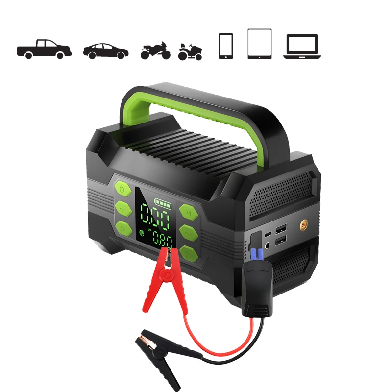 3000A power bank jump start 150PSI jumper starter 12V Car Battery Booster Pack car emergency jump start with air compressor