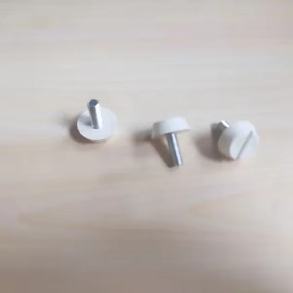 M3 M4 M5 M6 M8 M10 M12 M15 white black clear plastic slotted head thumb zinc nickel plating screw