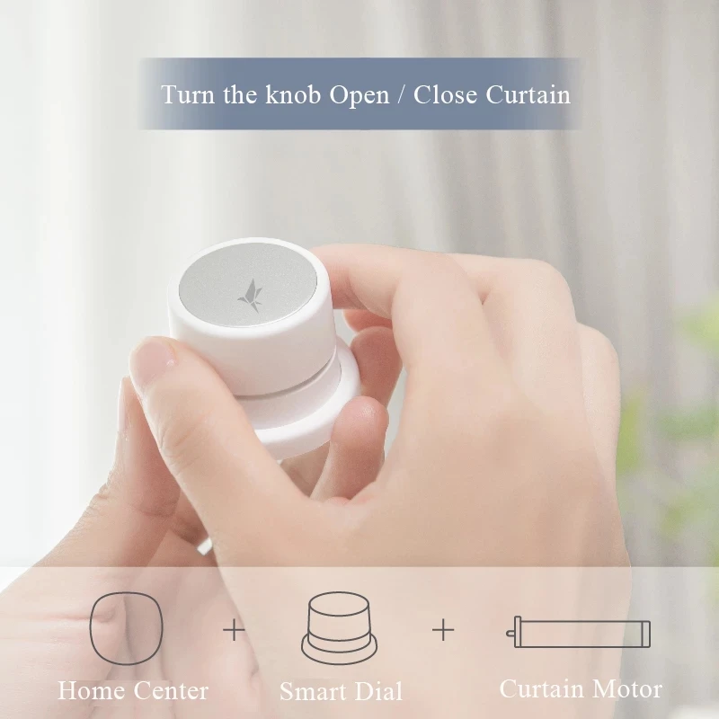 Homekit Terncy Smart Home Zigbee Curtain Dimmer Light Knob Dial Switch work with SONOS