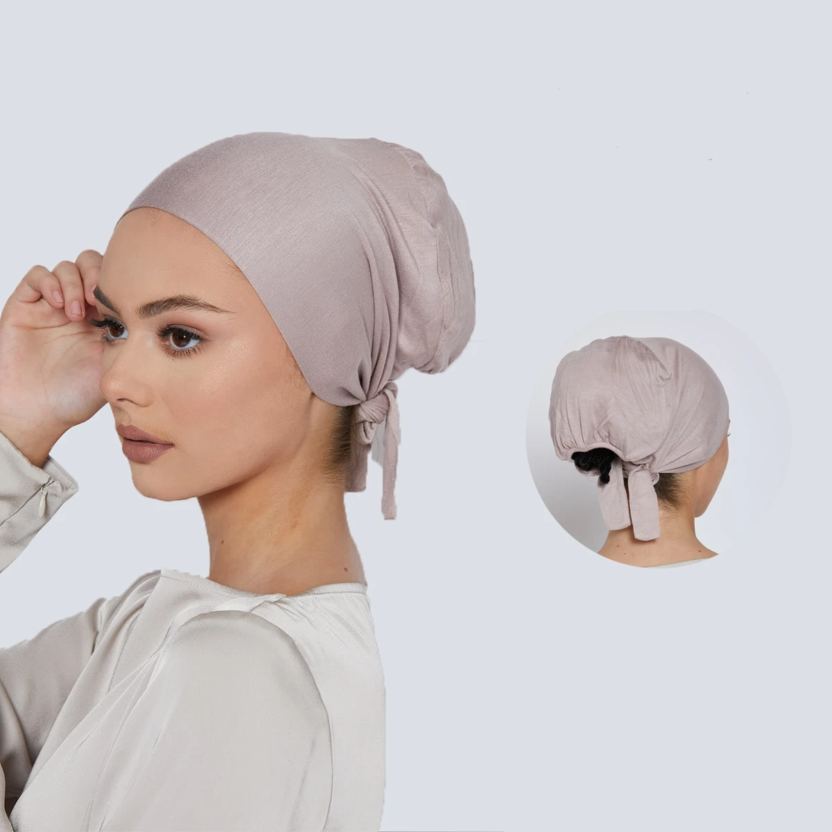 ladies sport turban prayer inner cap six arab amira instant hijab coton muslim hijabs bonnet marocain
