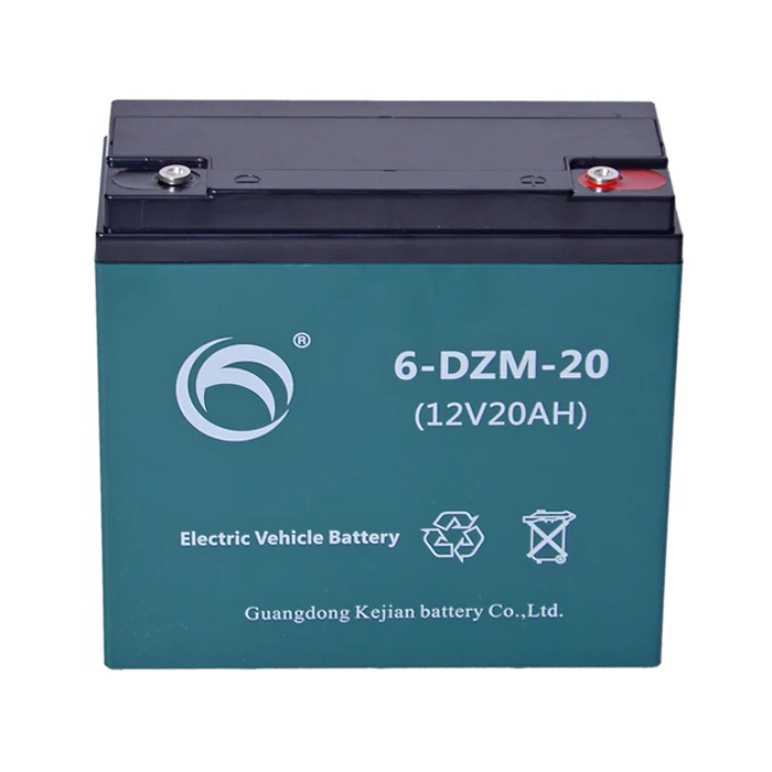 Long Life 12V 20AH Electric Bike Battery 6-DZM-20 Battery Rechargeable Durable VRLA E-bike Battery