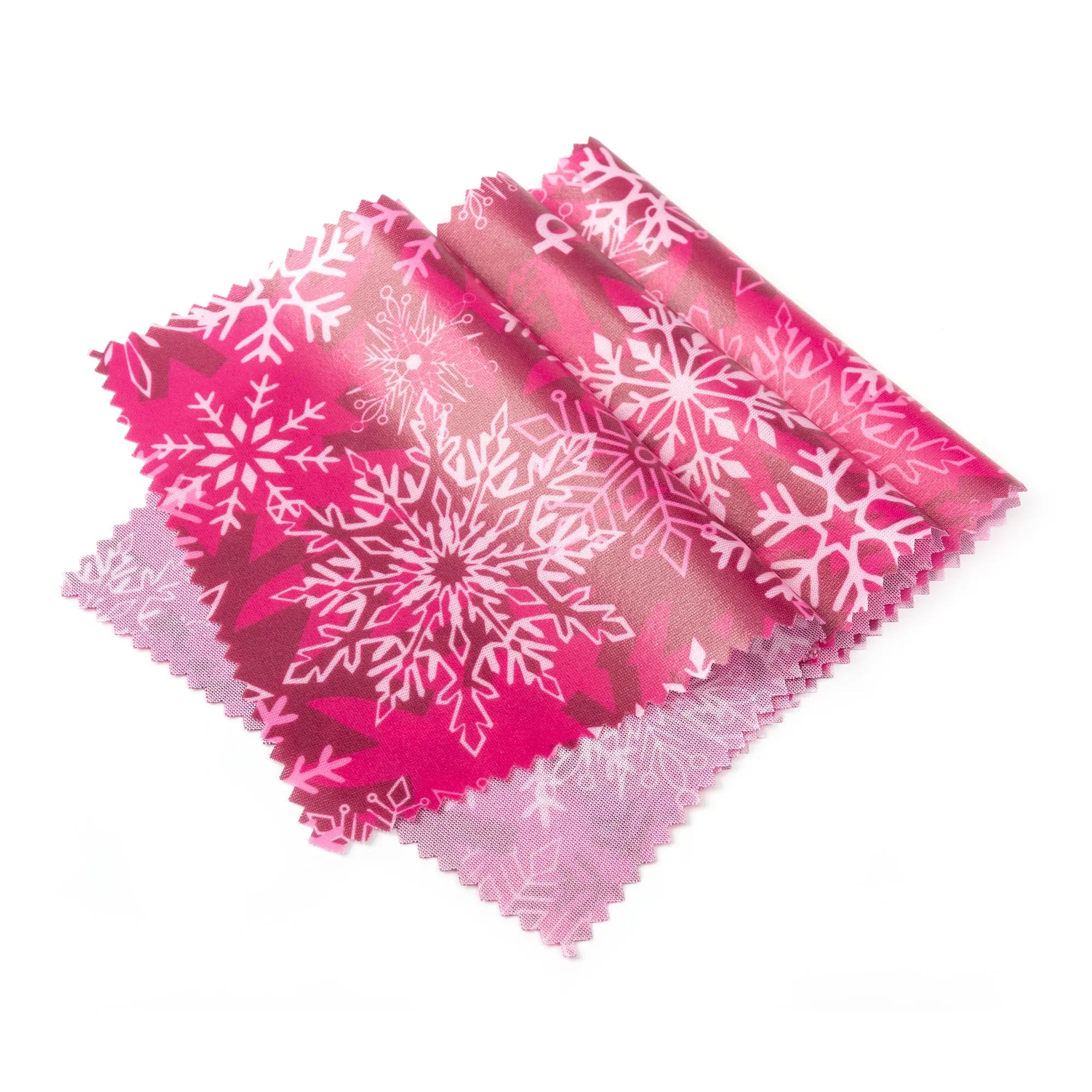 Печатная ТПУ ткань для модного пальто со снежинкой