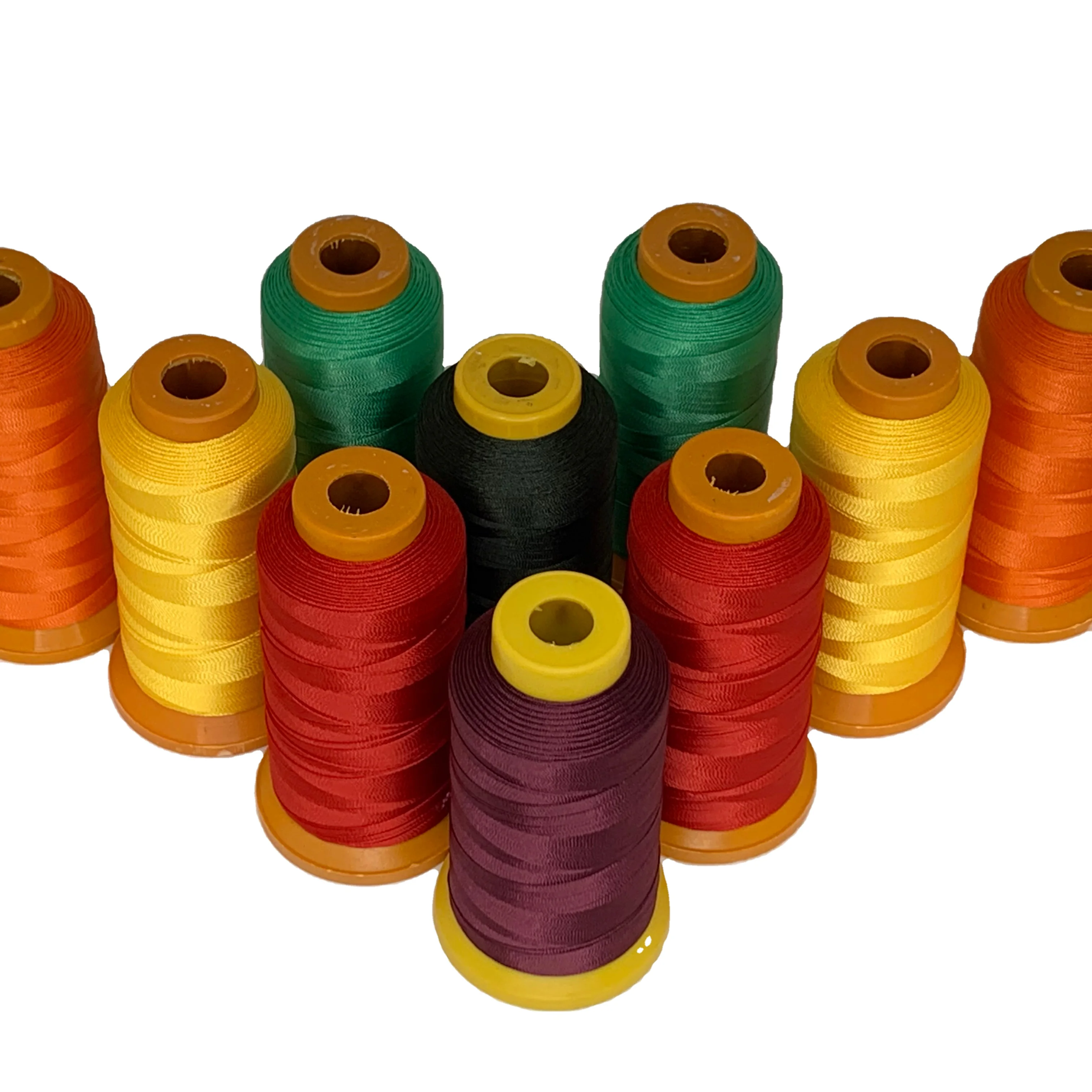 High Tenacity Wholesale 280D/3 Tex 90 Tkt 30 100g 900m 100% Nylon Sewing Thread for Leather Shoes Sofa Bags
