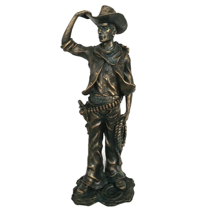 
Free Sample Bronze Man Statue african bronze little monk figurine for home decor 