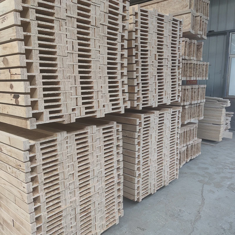 OSB Web Structure I-joist Beam LVL beams rafters or Strand lumber construction outdoor structural wood