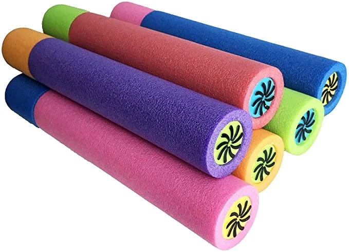 foam Water Blaster Squirt Guns Kids Outdoor Water Pool Toys 6-Pack Water Blaster Set