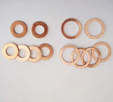 XZW Best Selling M8 Copper Flat Thick Sealing Washers 1.5 mm Wedge Style
