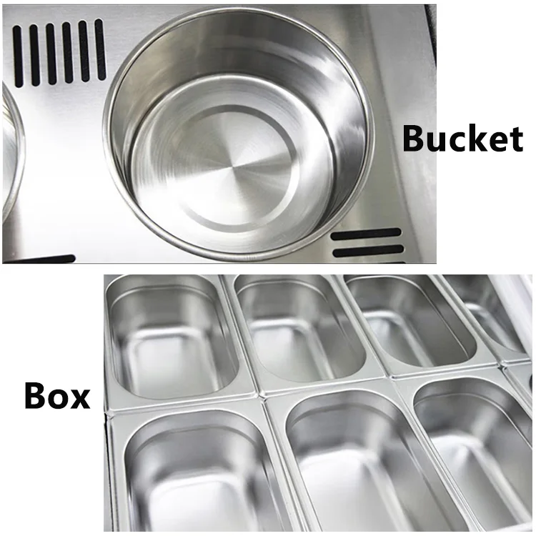 Lecon Brand Direct Cooling Ice Cream Fridge Display Freezer Glass Door Ice Cream Display Freezer