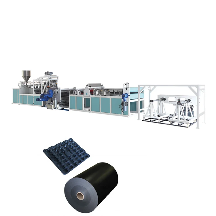 single screw extruder High Production PP PE HDPE sheet making machine Plastic sheet extrusion machine