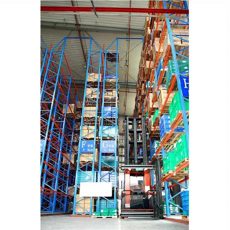 
Heavy Duty Narrow Aisle Pallet Racking Steel Storage Racks For Warehouse 