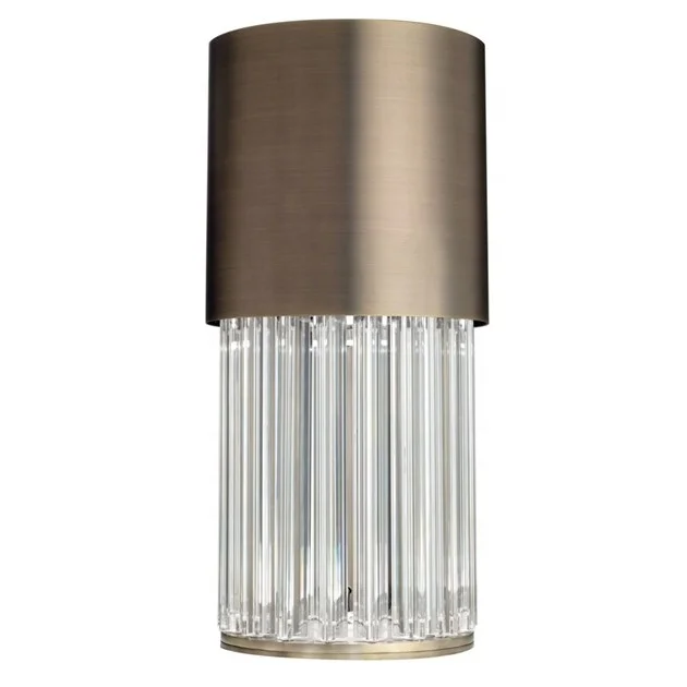 Simig lighting 2021 Modern style luxury creative small rose crystal home decor table lamp for bedroom decoration