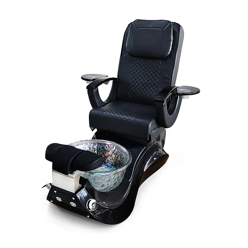 Reclining Manicure Pedicure Chairs Nail Salon Station Luxury Foot Spa Chair Electric Massage Spa Pedicure Chair