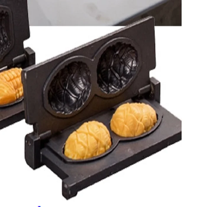 Fully automatic electric different shape fish walnut taiyaki waffle maker manju fun cake machine automatic cake baking machine