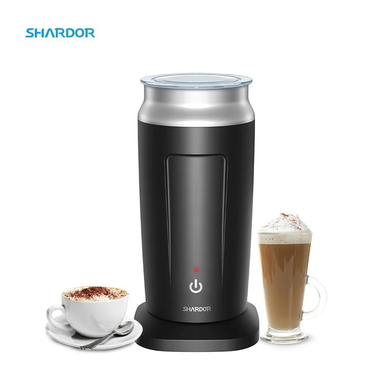 Kitchen Brothers Electric Milk Frother Stainless Steel With Small Espresso Coffee Portable Automatic Electric Milk Frother
