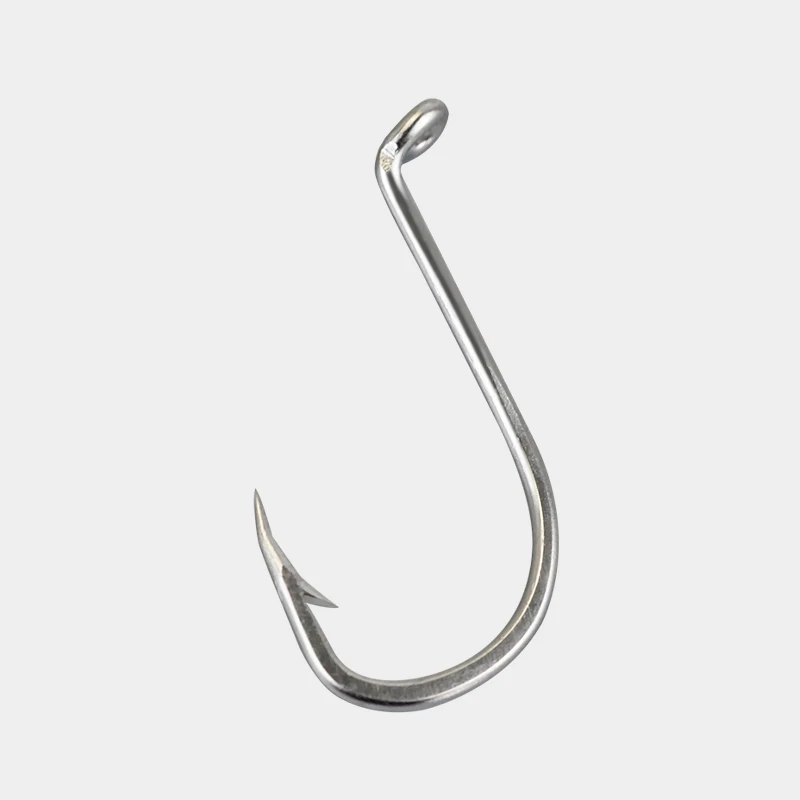 Custom Stainless Steel Circle Fishing Hook Beak Ringed Saltwater Offset Octopus Hook With Barbed