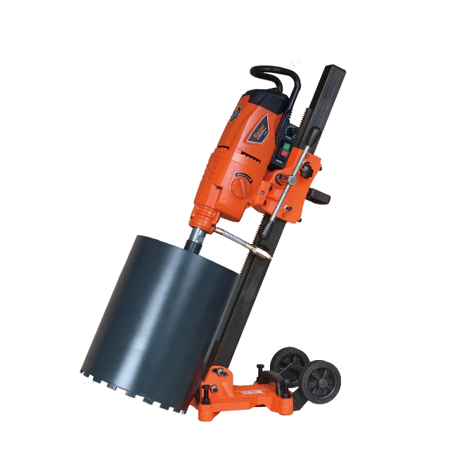 Cayken DK-250/2E diamond core drill with variable speed and external water seal and Aluminum alloy drill stand