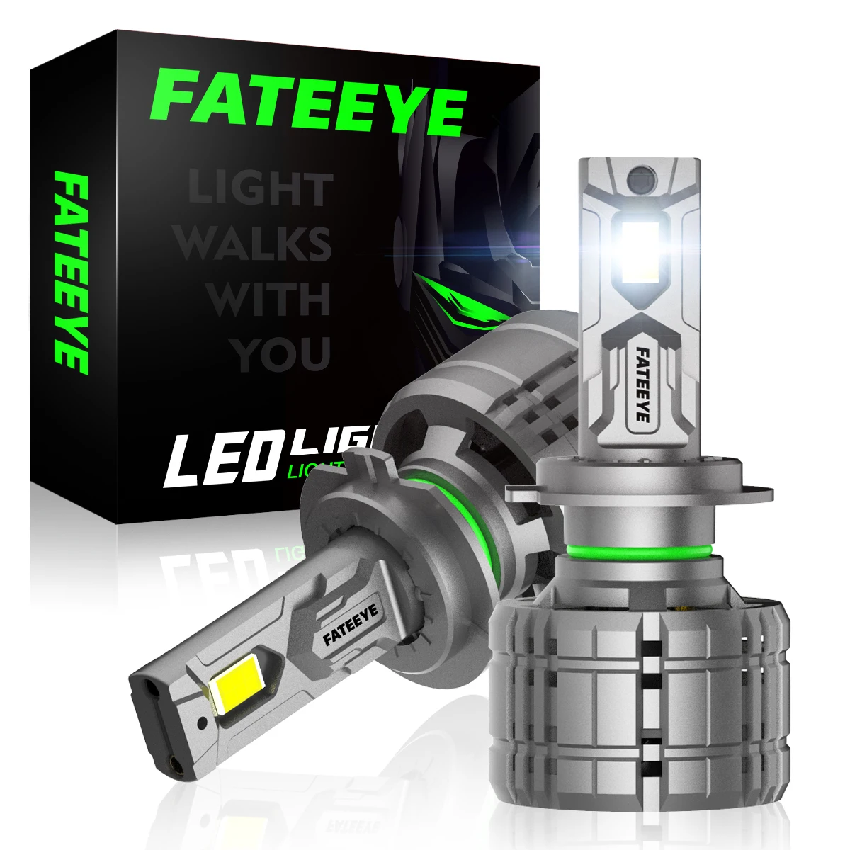 Fateeye 40000lm 200w H1 H4 H7 H11 HB3 HB4 9005 9006 High Power Led Headlights Bulb