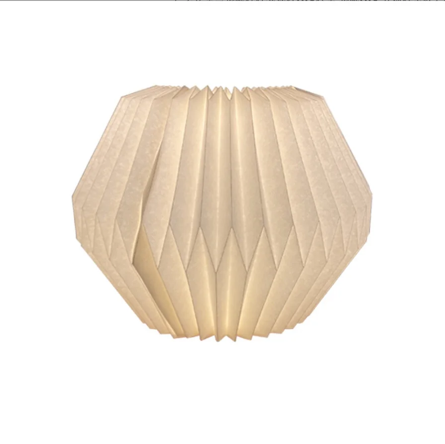 Origami Handmade Paper Lampshades for Home Decorations