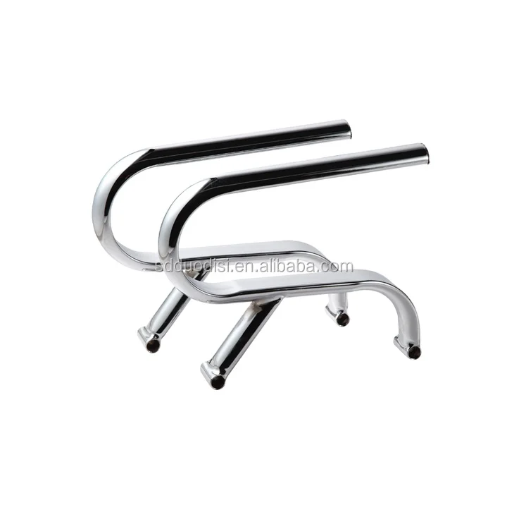 High quality chrome metal office chair armrest spare parts