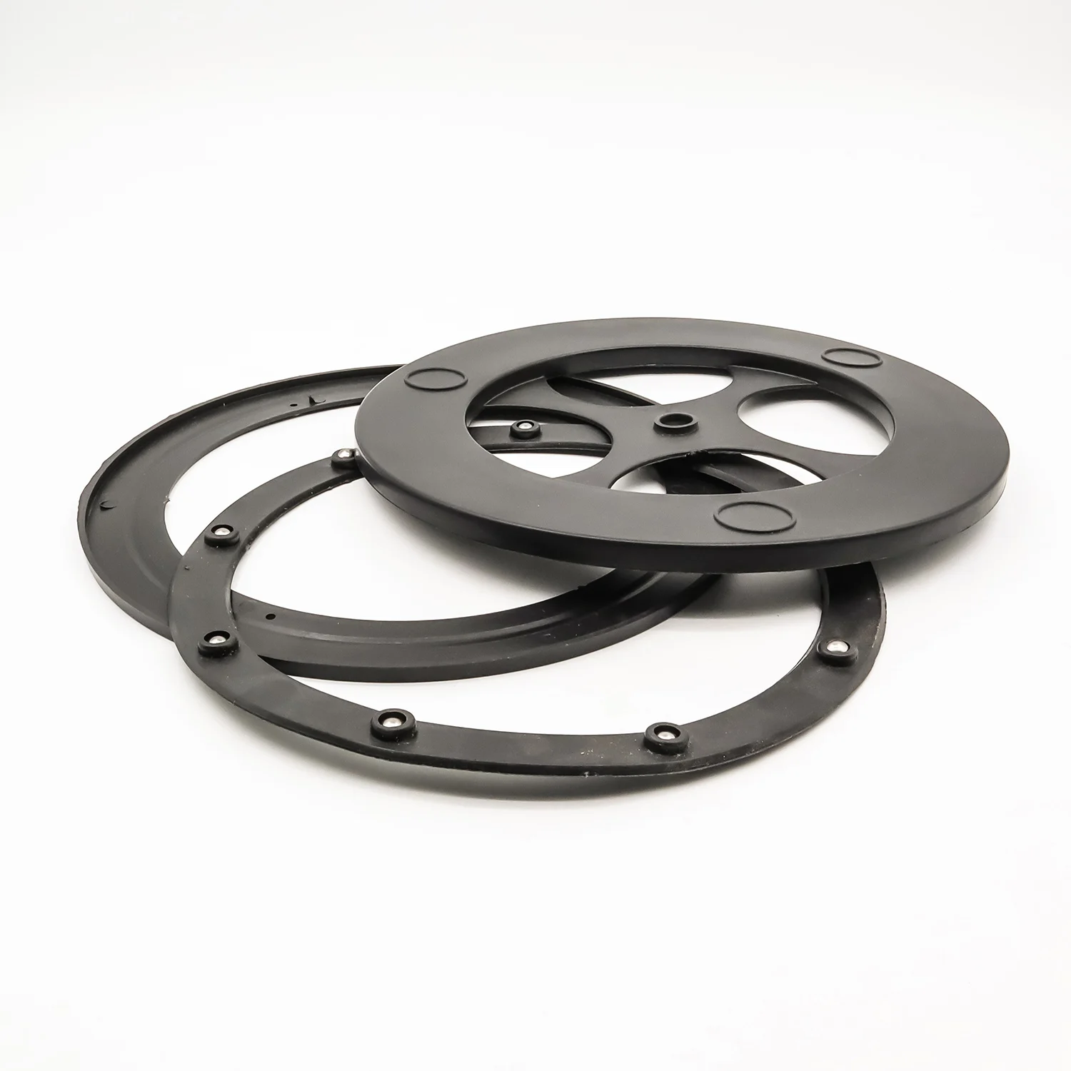 225mm Plastic swivel plate black swivel plate Plastic Round Rotating Swivel Turntable Plate lazy Susan