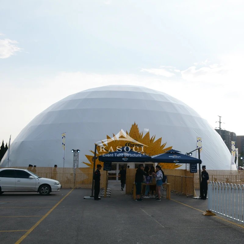 300 people large dome tent outdoor half sphere advertising dome tent carpa domo de vente