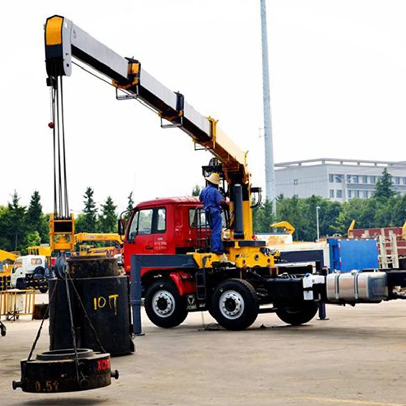 3 Ton Truck Mounted Crane SQ3.2SK2Q Hydraulic Telescopic Boom Crane With Good Price