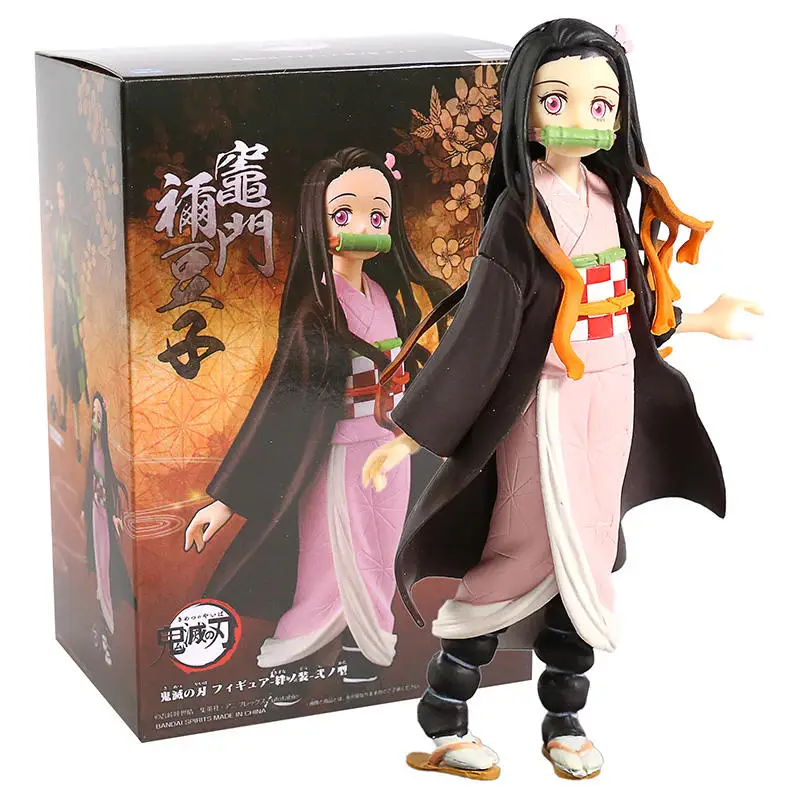 14 Styles Demon Slayer : Kimetsu no Yaiba Kamado Tanjirou Kamado Nezuko Cartoon Model Toy Anime PVC Figure