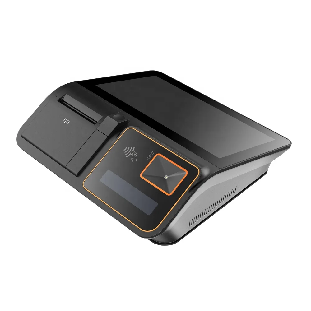 Windows 11.6 Inch Touch Screen All In One Electronic Cash Register POS with Scanner NFC Printer