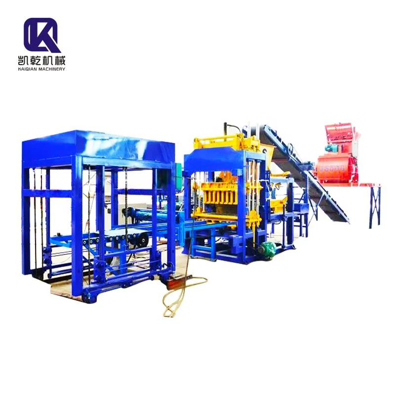 Hot sale automatic operation QT 5-15 china brick making machine cement block making machine