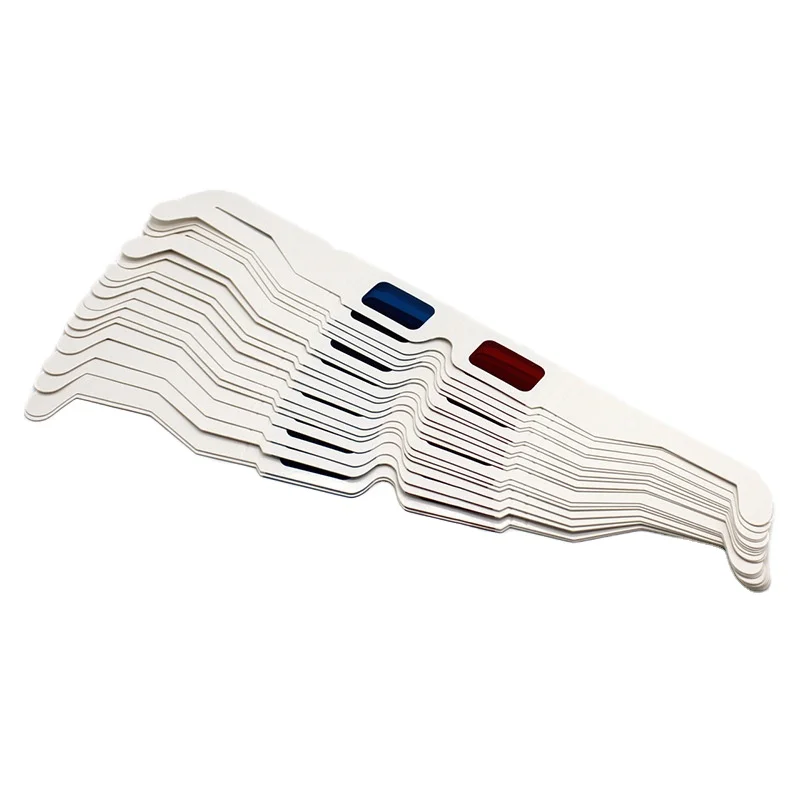 Foldable White Frame Anaglyph Cardboard 3D Paper Glasses Red blue and Cyan Lens for Movies