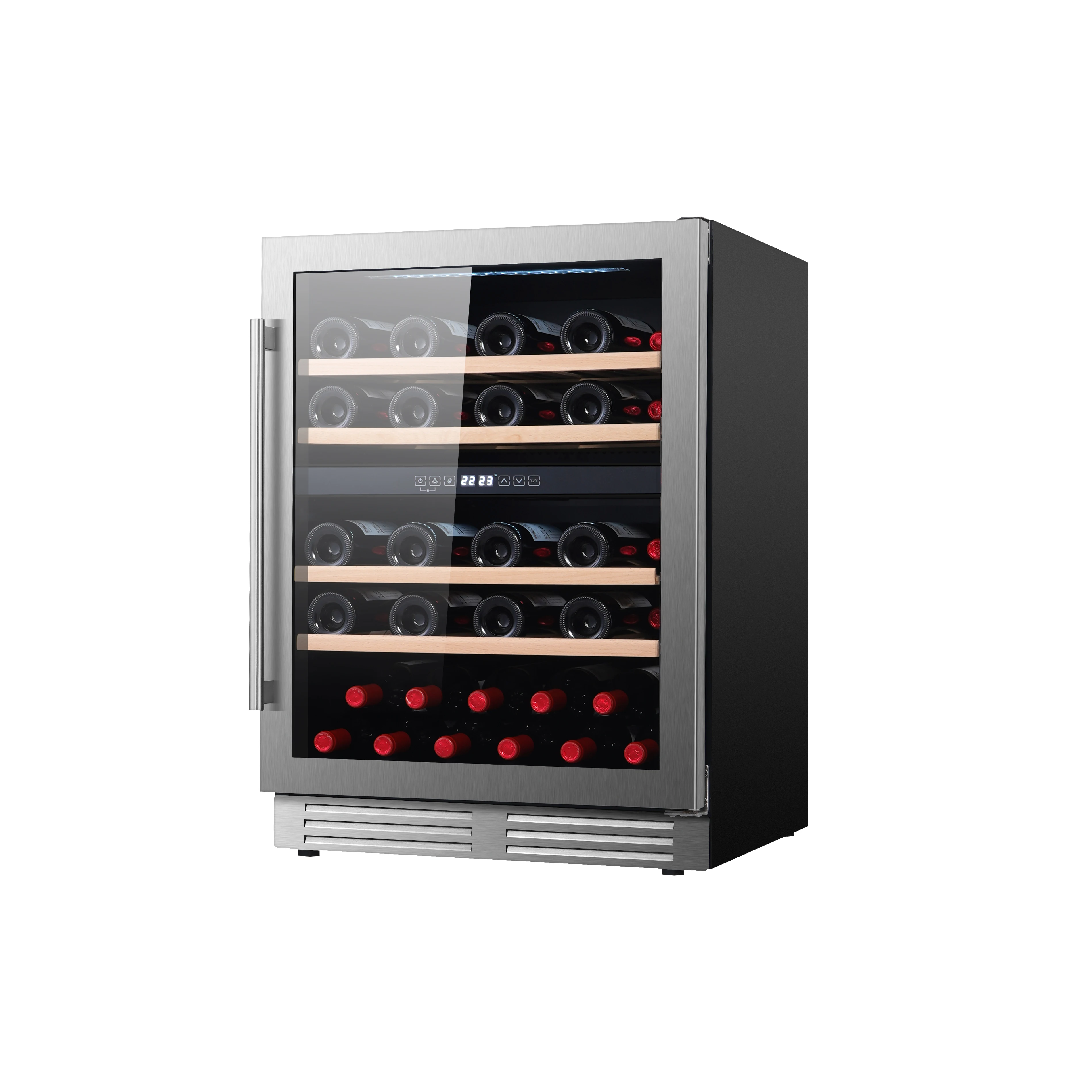 China Supplier New Brand 2022 Wine Cabinet Display Shelf Wine Cooler Portable