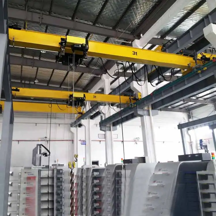 
low headroom european type 10 ton bridge overhead crane 