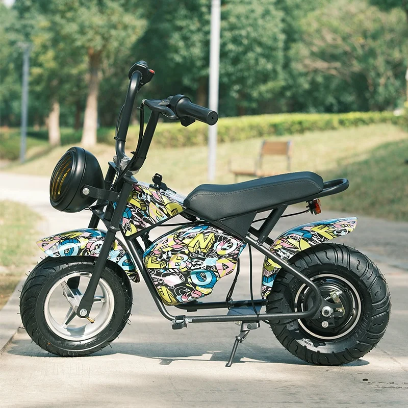 hot selling  bicycle Disc Brake Children Smart Electronic 350W  Drum motor electric motorcycles two wheel scooters mini bike