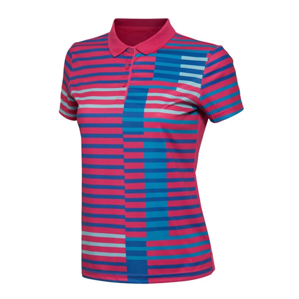 
Nice new model polo accept design OEM women polo t shirt with logo 