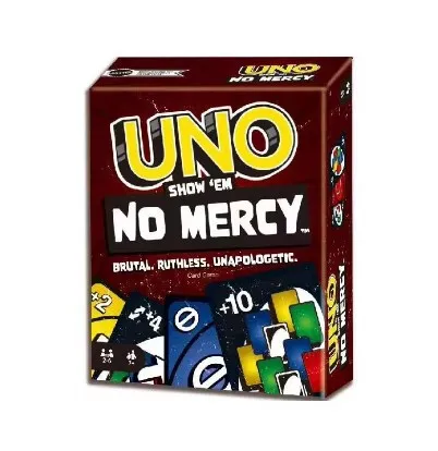 168PCS Classic Unos no Mercy Skip bo Flip PLUS Poker Thickened Paper Full Range Party Playing UNOS Cards Game for Kids Adults