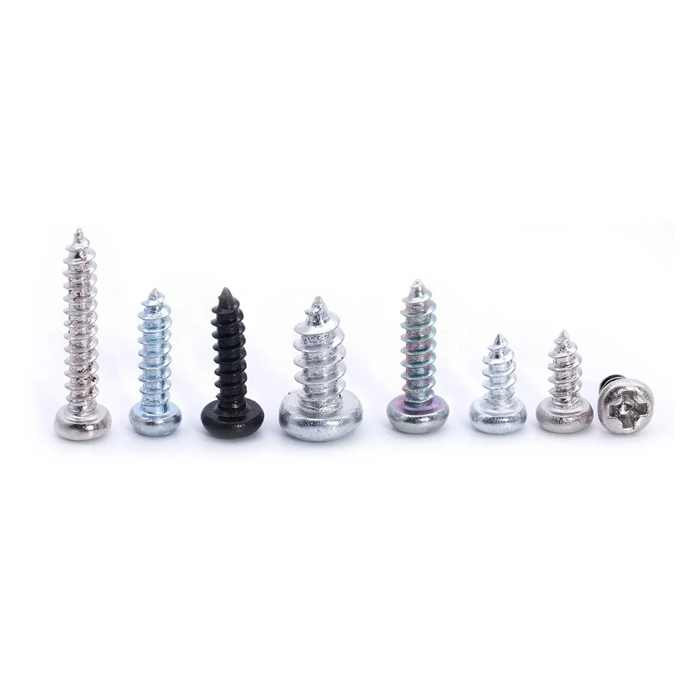 
Customized Round Head Self-tapping Phillips Screws Precision Electronic Small Screw Drywall screws fasteners 